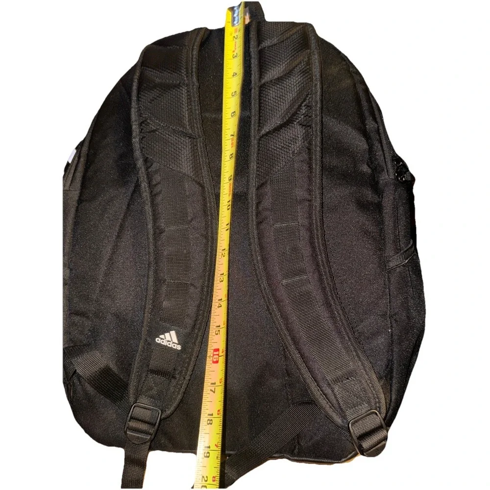 Adidas Stadium 3 Backpack 18.8 L Sports Gym Ball Storage Black Cleat Storage